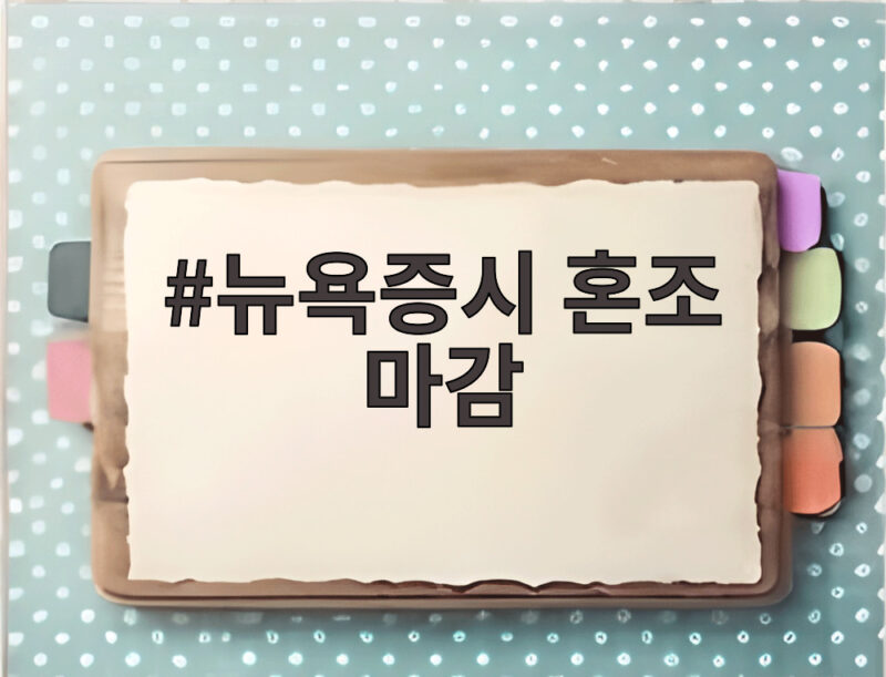 뉴욕증시 혼조 마감 국채금리 하락에도 엔비디아 실적 경계감에 기술주 약세 1 뉴욕증시 혼조 마감