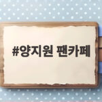 양지원 팬카페 JPL 수해 기부와 뮤지컬 스트라빈스키 무대까지 양지원 팬카페