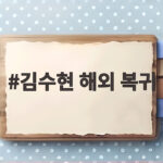 김수현 해외 복귀