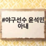 야구선수 윤석민 아내