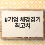 기업 체감경기 최고치