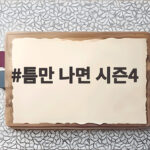 틈만 나면 시즌4의 성공 비결, 시즌5에서도 통했다 틈만 나면 시즌4