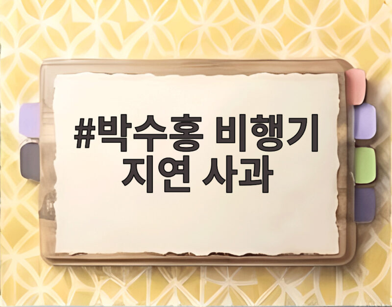 박수홍 비행기 지연 사과 사건 전말과 항공 보안 절차 이해하기 1 박수홍 비행기 지연 사과