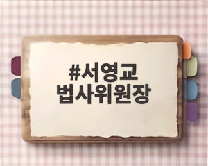 서영교 법사위원장