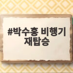 박수홍 비행기 재탑승