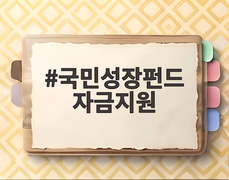 국민성장펀드 자금지원