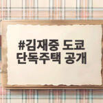 김재중 도쿄 단독주택 공개