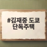 김재중 도쿄 단독주택