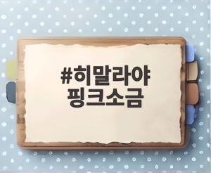 히말라야 핑크소금