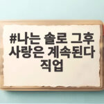 나는 솔로 그후 사랑은 계속된다 직업 화제 33기 모솔남녀 반전 스펙 나는 솔로 그후 사랑은 계속된다 직업