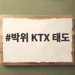 박위 KTX 태도 논란 CCTV 공개 후 과거 영상까지 재조명 박위 KTX 태도