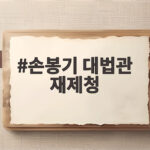 손봉기 대법관 재제청