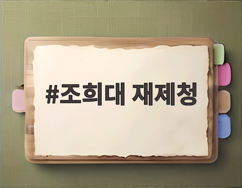 조희대 재제청