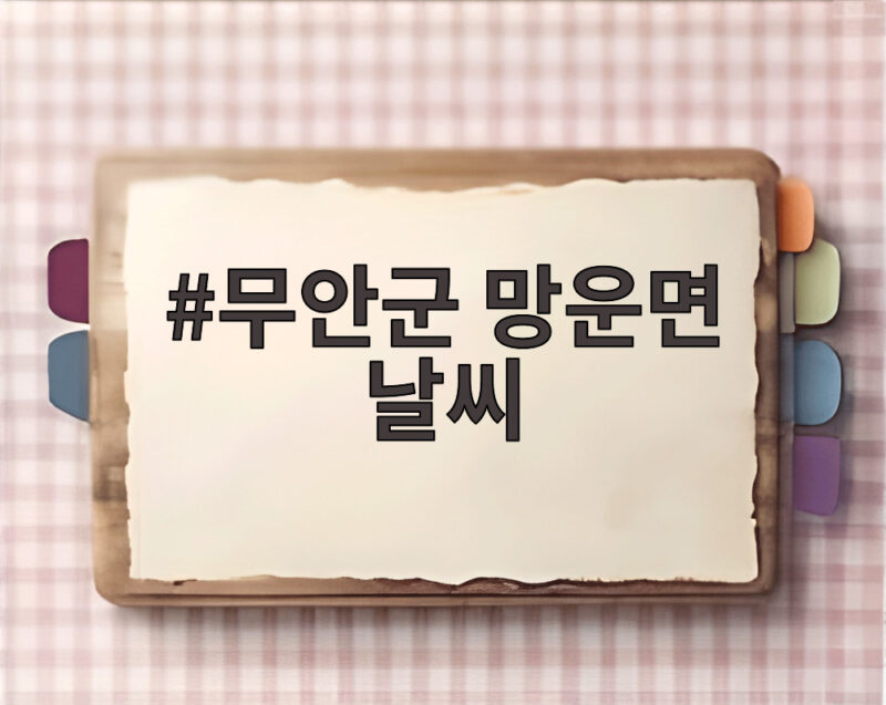 무안군 망운면 날씨