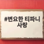 변요한 티파니 사랑 방송 중 말로 표현 못 할 정도라고 고백한 이야기 변요한 티파니 사랑