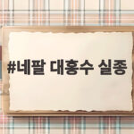 네팔 대홍수 실종