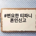 변요한 티파니 혼인신고 후 신혼 이야기 속 달콤한 일상 변요한 티파니 혼인신고
