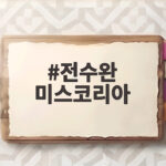 전수완 미스코리아 본선 탈락 아쉽지만 끝내 주목받은 이유 전수완 미스코리아