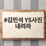 김민석 YS사진 내려라 한마디에 국민의힘 당혹 왜 김민석 YS사진 내려라