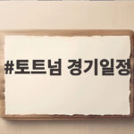토트넘 경기일정 개막 2연패 충격 다음 노팅엄전은 언제 토트넘 경기일정