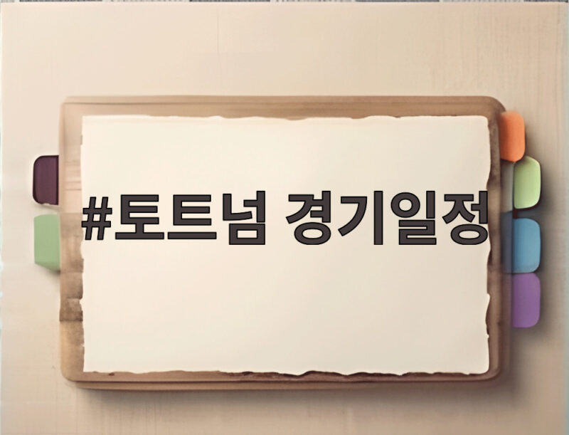 토트넘 경기일정 개막 2연패 충격 다음 노팅엄전은 언제 1 토트넘 경기일정