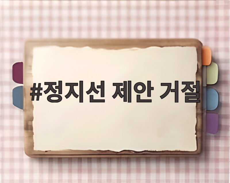 정지선 제안 거절 그 이유는 인력 부족 대만 지점 오픈 1 정지선 제안 거절
