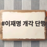 이재명 개각 단행