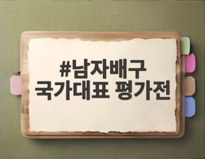 남자배구 국가대표 평가전