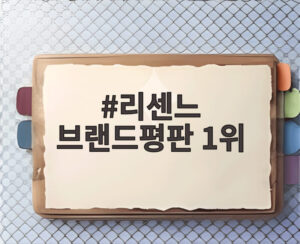 리센느 브랜드평판 1위