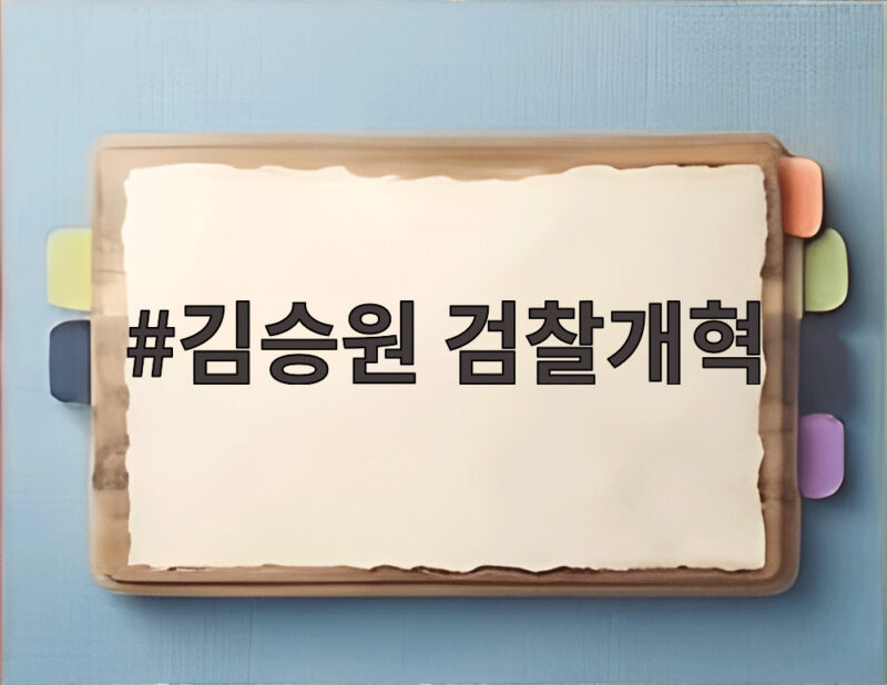 김승원 검찰개혁
