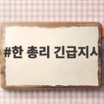 한 총리 긴급지시