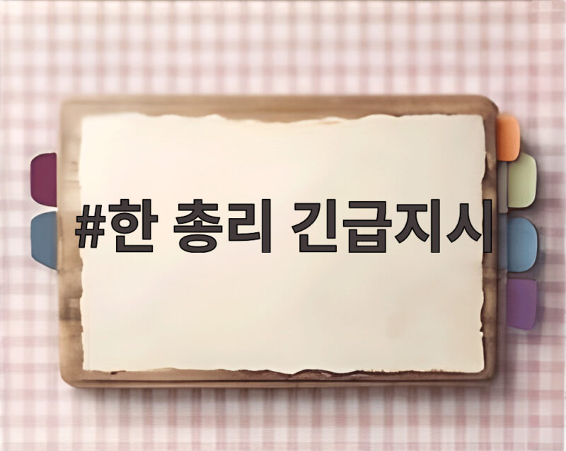한 총리 긴급지시 집중호우 대비 위험지역 점검과 주민 대피 강조 1 한 총리 긴급지시
