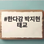 한다감 박지현 태교