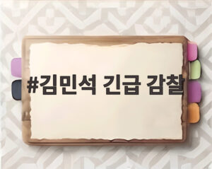 김민석 긴급 감찰