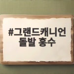 그랜드캐니언 돌발 홍수 실종 20여명 헬기 대피 소식 총정리 그랜드캐니언 돌발 홍수