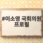 이소영 국회의원 프로필 중기부 장관 후보 지명으로 주목 이소영 국회의원 프로필