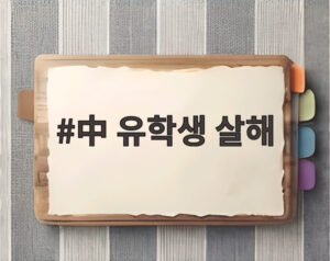 中 유학생 살해