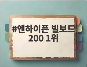 엔하이픈 빌보드 200 1위