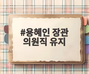 용혜인 장관 의원직 유지