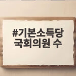 기본소득당 국회의원 수가 1명뿐이라 장관 임명에도 의원직을 유지한다고 기본소득당 국회의원 수