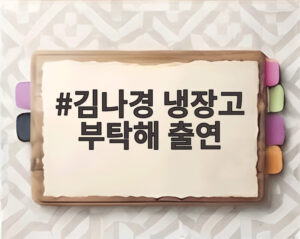 김나경 냉장고 부탁해 출연