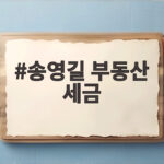 송영길 부동산 세금 1조 발언 송영길 부동산 세금