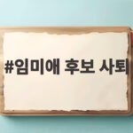 임미애 후보 사퇴