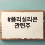 폴리실리콘 관련주 강세 관세 수혜주 확인 폴리실리콘 관련주