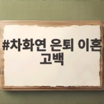 차화연 은픠 후 이혼 고백에 모두가 놀란 이유 차화연 은퇴 이혼 고백