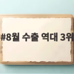 8월 수출 역대 3위 달성, 반도체 467억 달러로 사상 최대 기록 8월 수출 역대 3위