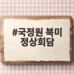 국정원 북미 정상회담 어느 때라도 가능하다는 관측 나왔다 국정원 북미 정상회담
