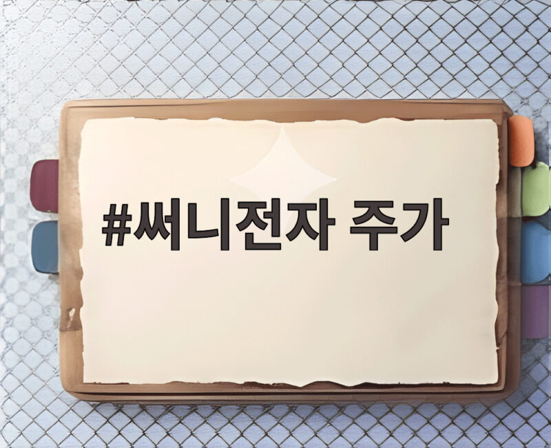 써니전자 주가 급등과 초고수 매수세, 지금 투자해도 될까 1 써니전자 주가