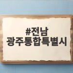전남 광주통합특별시, 조직개편과 의대 선정 논란 속 균형발전 모색 전남 광주통합특별시