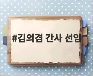 김의겸 간사 선임